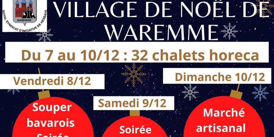 image - 30ème Village de Noël de Waremme
