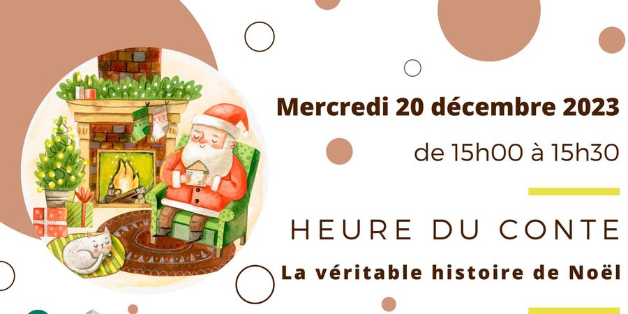image - Heure du conte à la bibliothèque d'Athus | La véritable histoire de Noël
