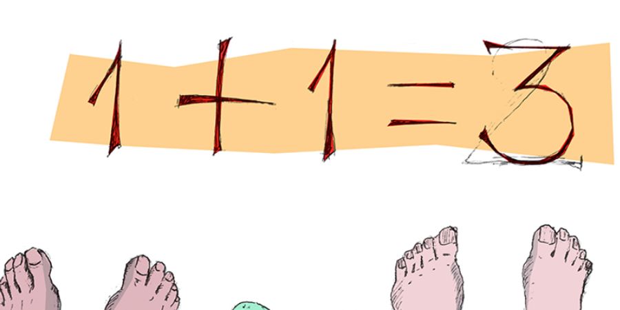 image - 1+1=3