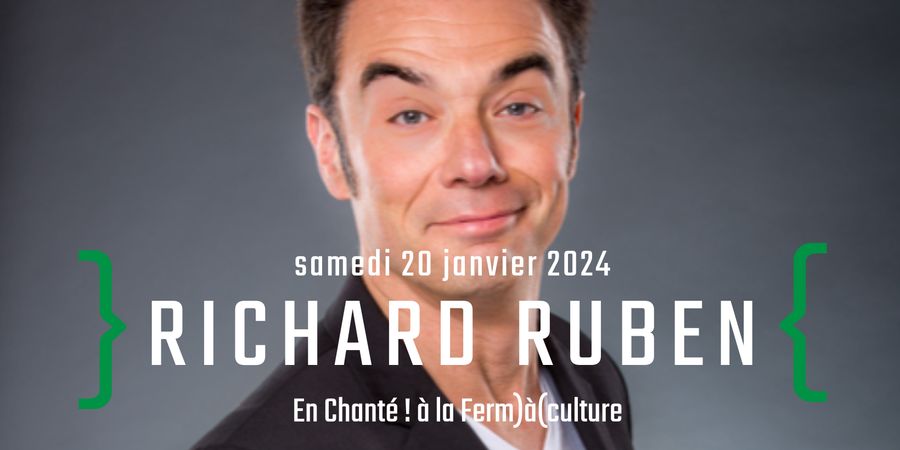 image - Richard Ruben : En Chanté, en toute intimité !