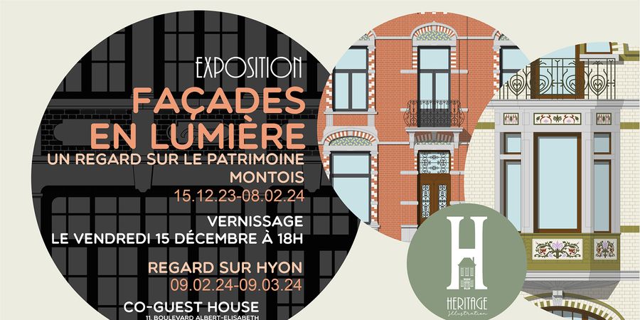 image - Façades en lumière : un regard sur le patrimoine montois