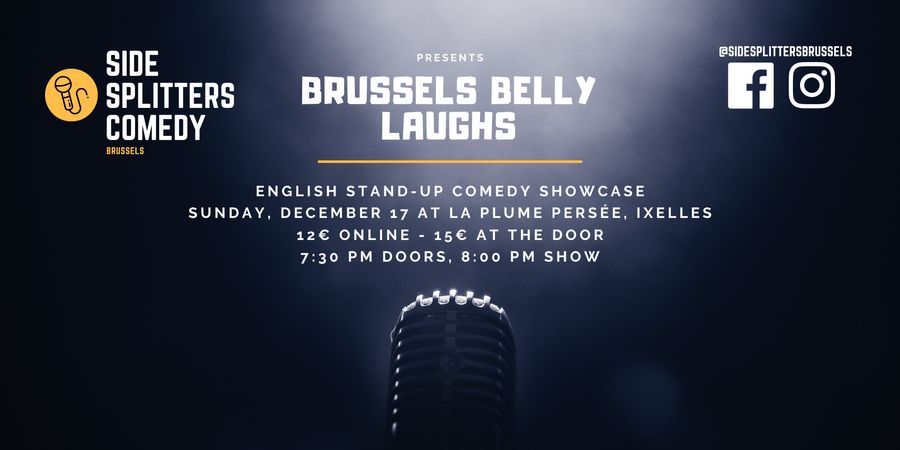 image - Brussels Belly Laughs: English-speaking stand-up comedy showcase