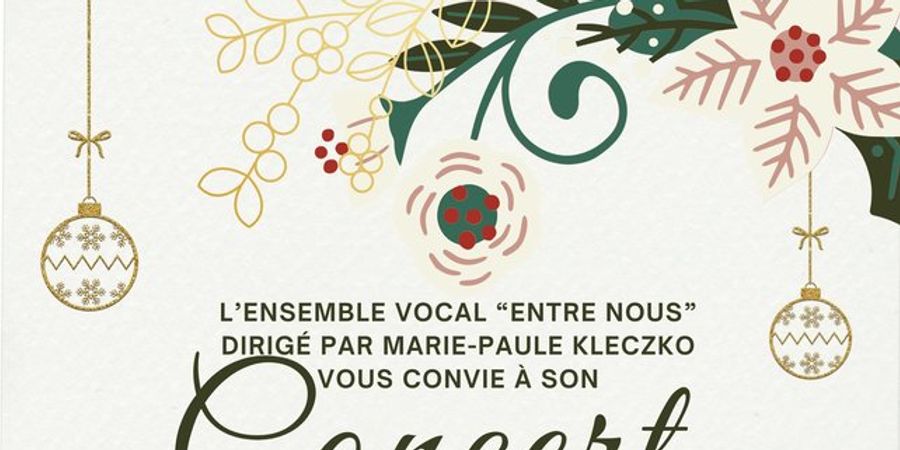 image - Concert de Noël animé par 2 groupes vocaux dynamiques