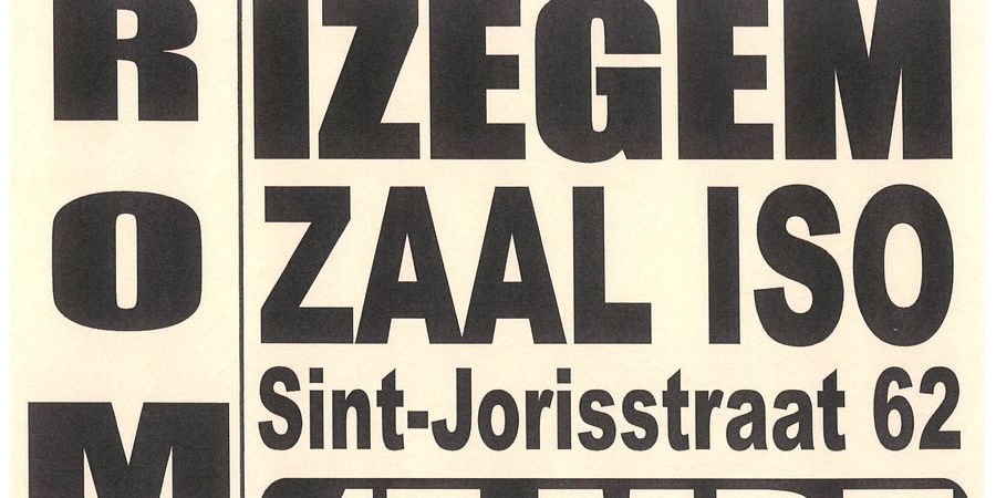 image - Rommelbeurs Izegem - Zaal ISO - Org. JOVAN