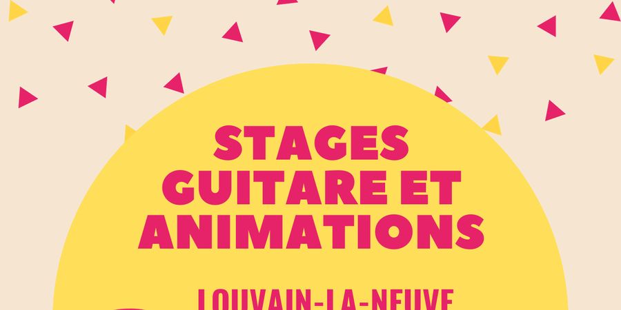 image - Stages Guitare & Animations jeune public