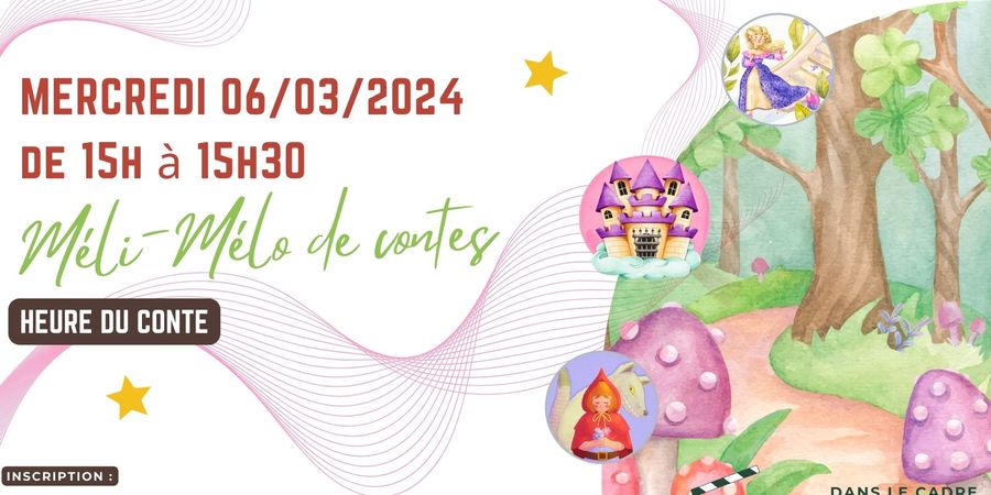 image - Heure du conte à la bibliothèque d'Halanzy | Méli-mélo de contes