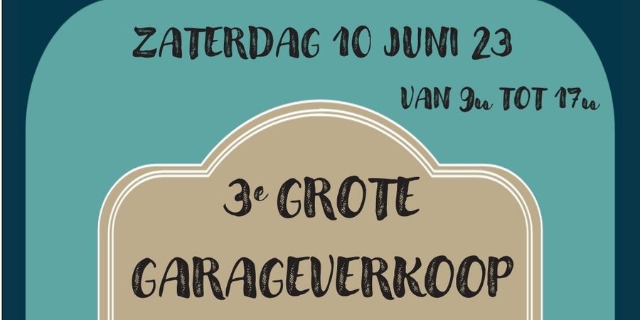 image - 3e grote garageverkoop Hingene