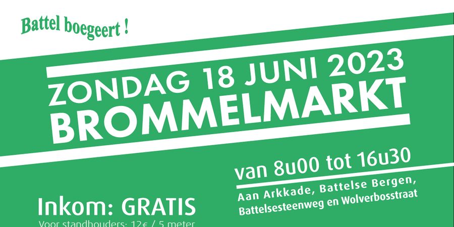 image - Brommelmarkt Battel
