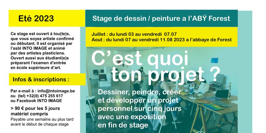 image - Stage de dessin / peinture d'été a l'ABY Forest