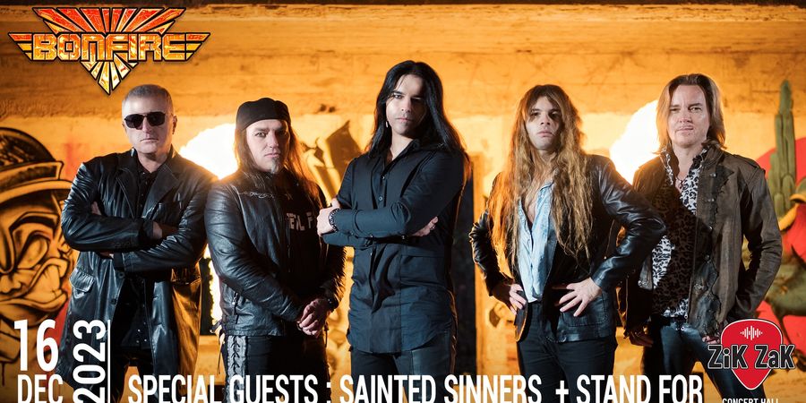 image - Bonfire (DE) + Sainted Sinners (DE) + Stand For