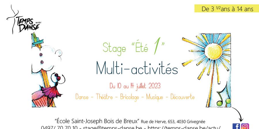image - Stage été 1 – Multi-Activités