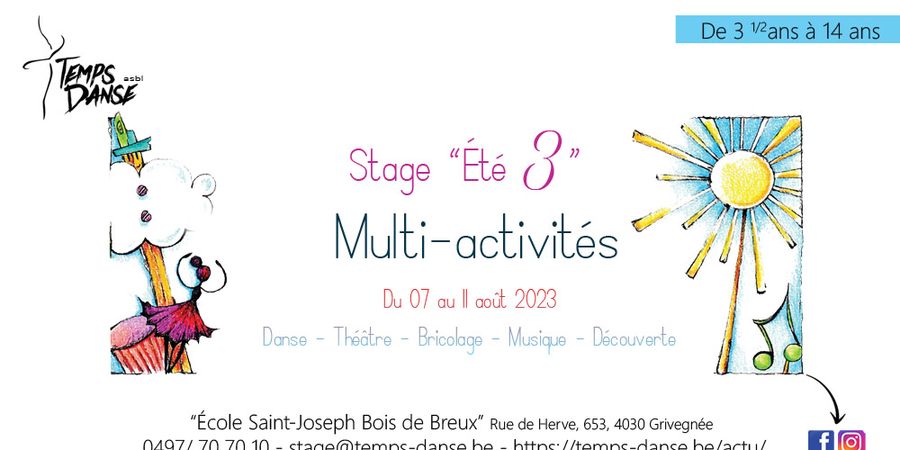 image - Stage été 3 – Multi-Activités