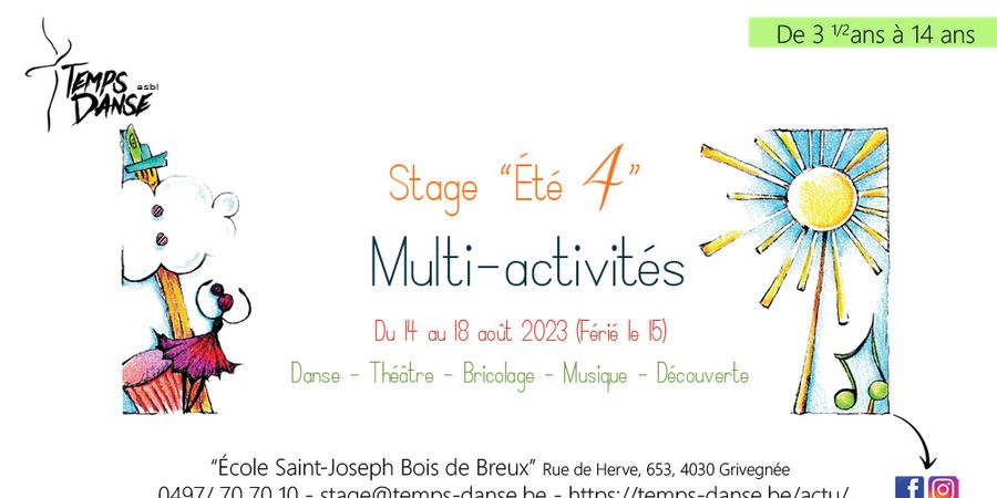 image - Stage été 4 – Multi-Activités