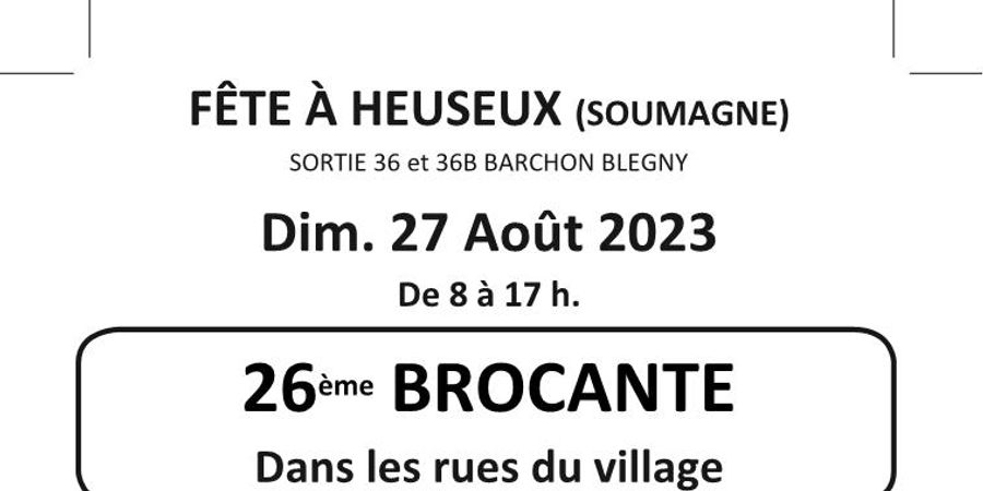 image - Fête de Heuseux 26e brocante