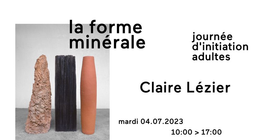 image - La forme minérale - Journée d'initiation à la céramique
