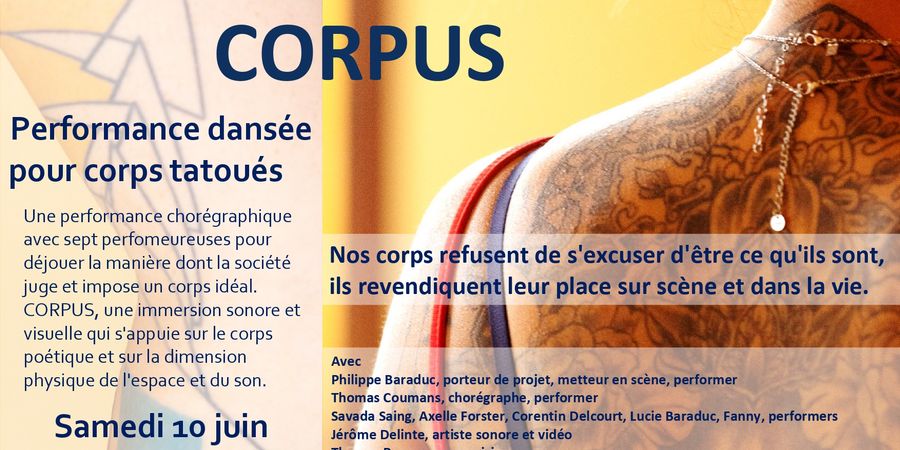 image - CORPUS, Performance dansée pour corps tatoués