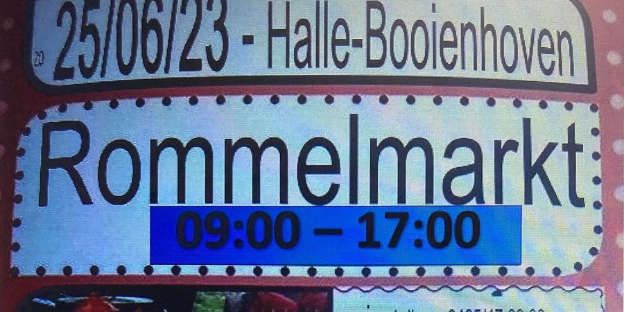 image - Rommelmarkt Halle Booienhoven