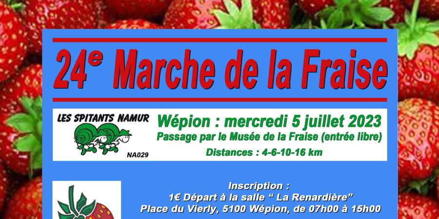 image - Wépion : 24e Marche de la Fraise