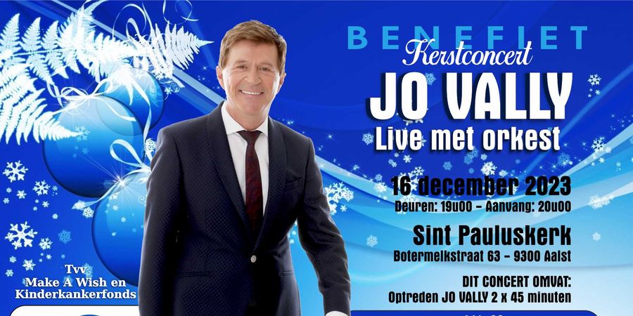 image - Jo Vally Benefiet Kerstconcert Live met orkest