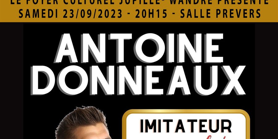 image - Antoine Donneaux - Imitateur malgré lui ...