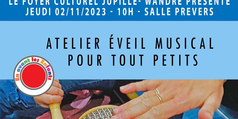 image - Atelier éveil musical pour tout petits