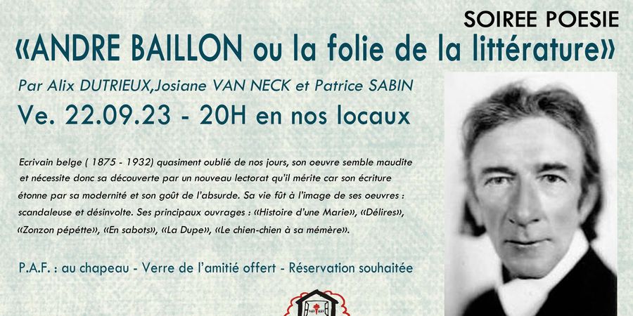 image - André Baillon ou la folie de la littérature