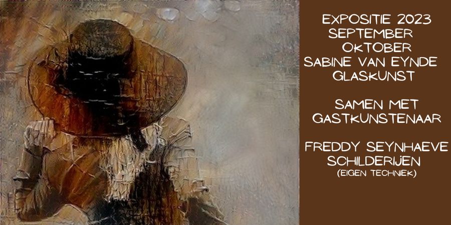 image - Expositie Sabine Van Eynde (glaskunst) samen met Freddy Seynhaeve (schilderijen)