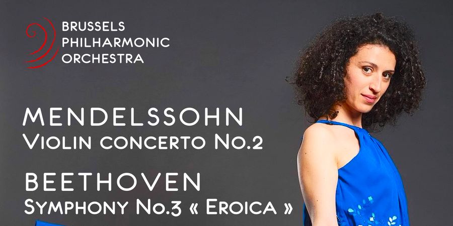 image - Mendelssohn violon concerto 2 & Beethoven symphonie 3 par le Brussels Philharmonic Orchestra