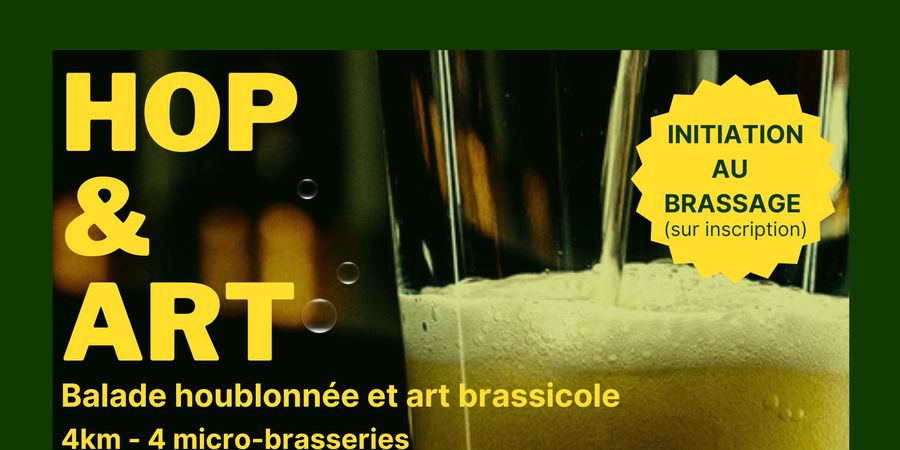 image - Hop&Art balade houblonnée et initiation au brassage