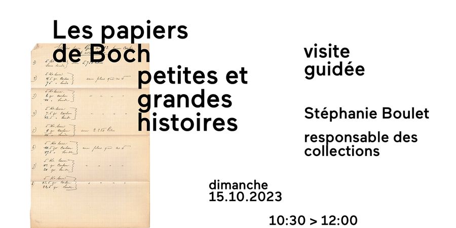 image - Les papiers de Boch, petites et grandes histoires