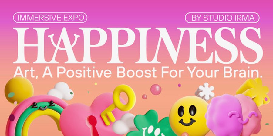 image - HAPPINESS - Une exposition immersive sur la façon dont l'art vous rend heureux