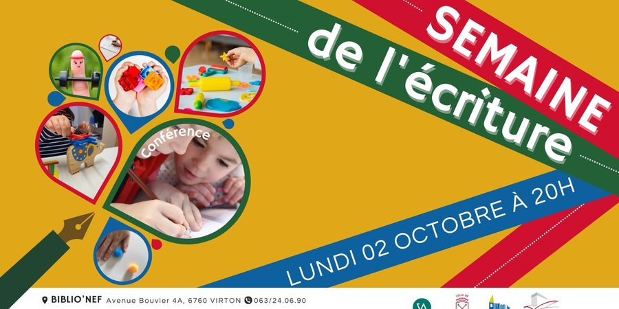 image - Semaine de l'écriture | Conférence 