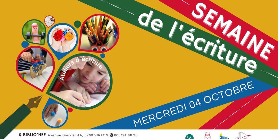 image - Semaine de l'écriture | Ateliers d'écriture