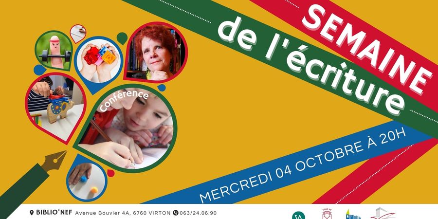 image - Semaine de l'écriture | Conférence 