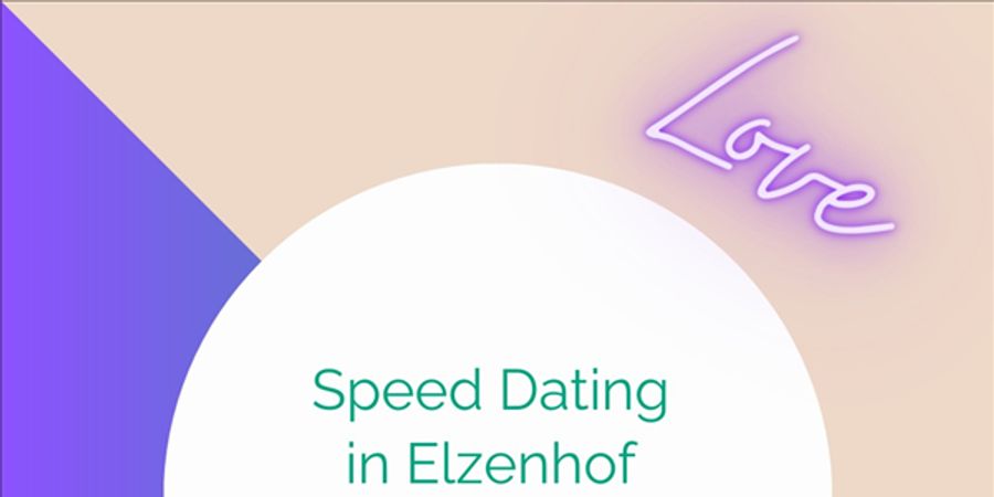 image - Buurt Bar de Quartier I Speeddating @ Elzenhof