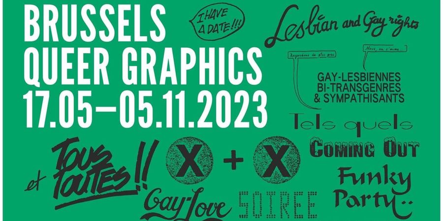 image - Exhibition ‘Brussels Queer Graphics’ Guided tour (in English) with graphic designer Aline Baudet