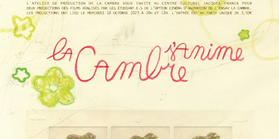 image - La Cambre s'Anime 2023