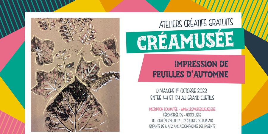 image - Créamusée : Impression feuilles d'automne