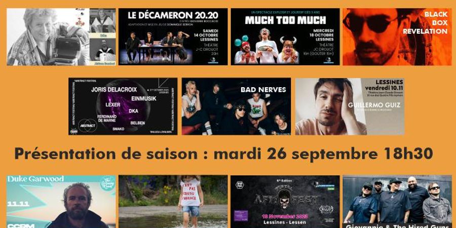 image - Présentation de la saison du Centre culturel.