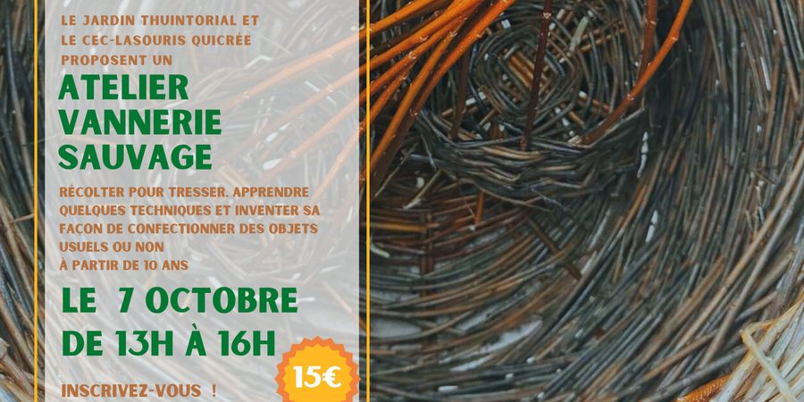 image - Workshop : Vannerie sauvage 