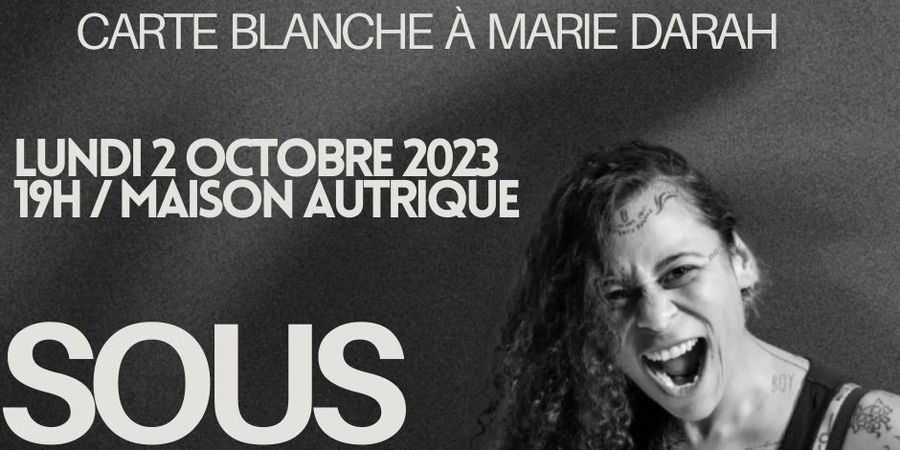 image - Carte blanche à Marie Darah
