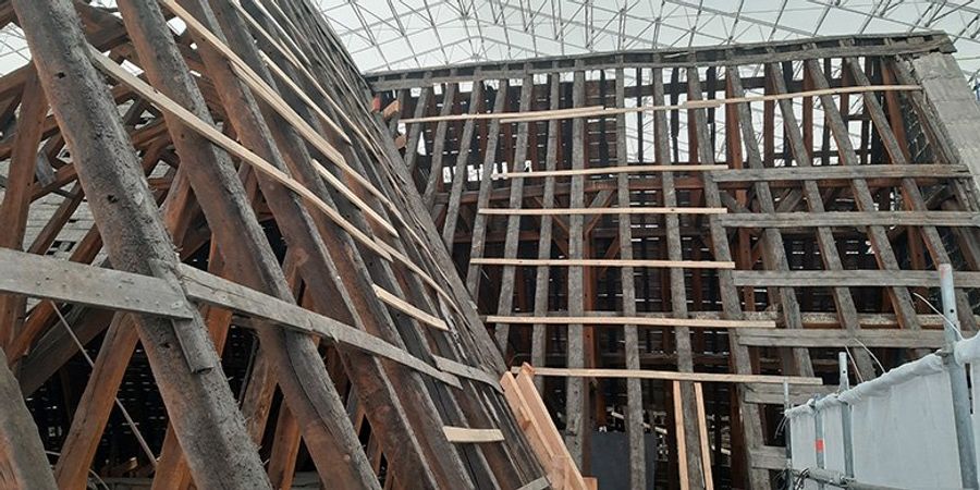 image - Visite exceptionnelle du chantier de la collégiale Sainte-Croix