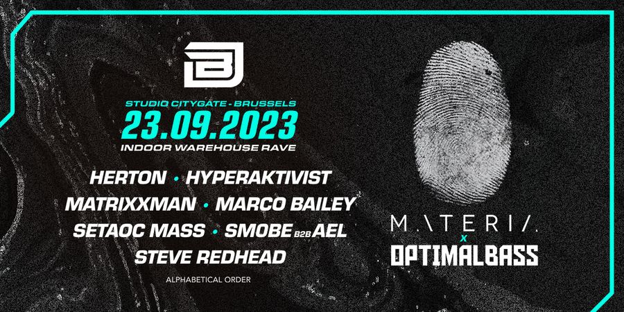image - Materia x Optimal Bass : Indoor Warehouse Rave