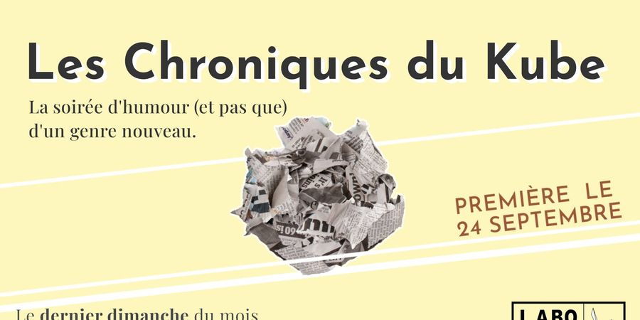 image - Les Chroniques du Kube - Soirée d'humour (et pas que)