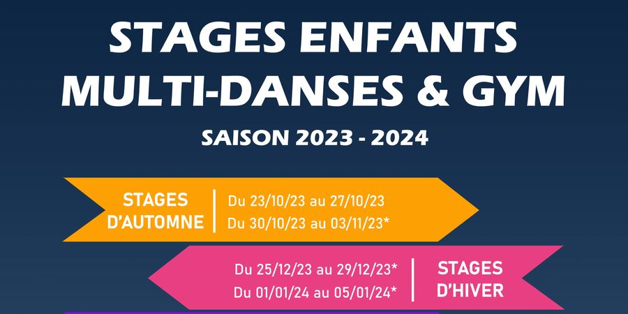 image - Stages enfants multi-danses saison 23-24