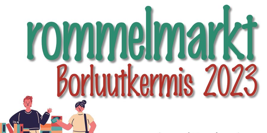 image - Rommelmarkt te Sint-Denijs-Westrem (in feesttent) tijdens kermisweekend