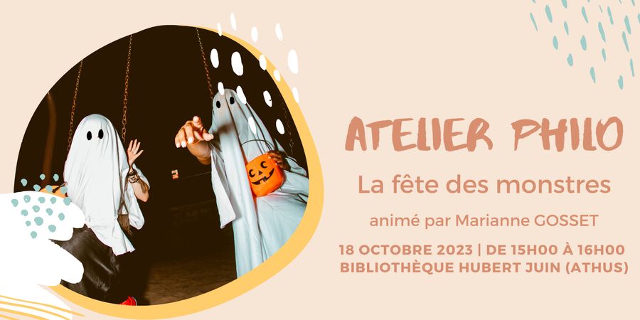 image - Atelier PHILO à la bibliothèque d'Athus | La fête des Monstres
