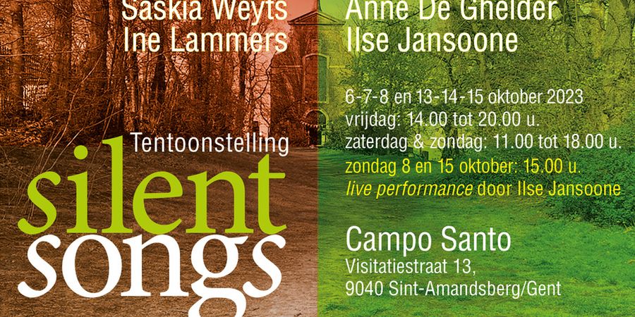 image - EXPO 'Silent Songs' Campo Santo Gent