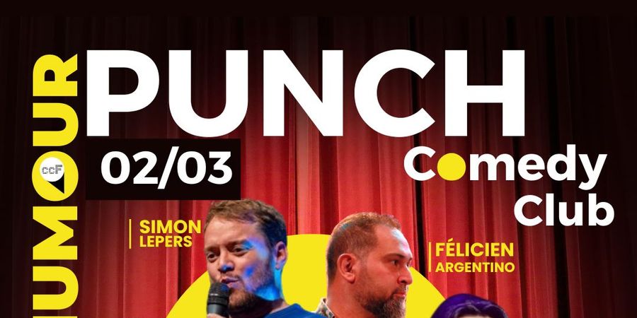 image - Le Punch Comedy Club s'invite à Fontaine-l'Évêque !