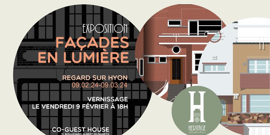 image - Façades en lumière : regard sur le patrimoine d'Hyon